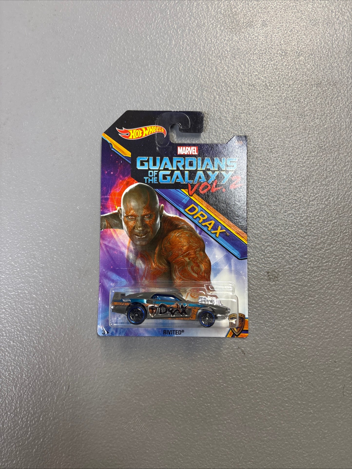 Hot Wheels Marvel Guardians Of The Galaxy Vol 2 Series Drax Rivited