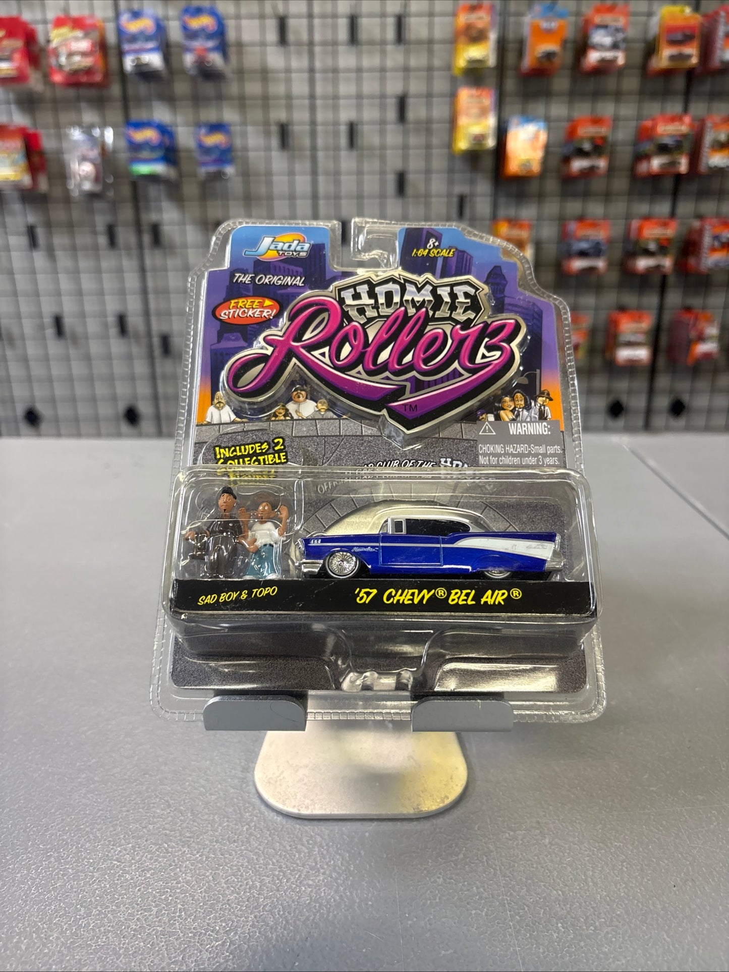 Jada Homie Rollerz 1957 Chevy Bel Air Blue