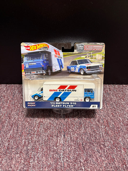 Hot Wheels Team Transport 71 Datsun 510 Fleet Flyer