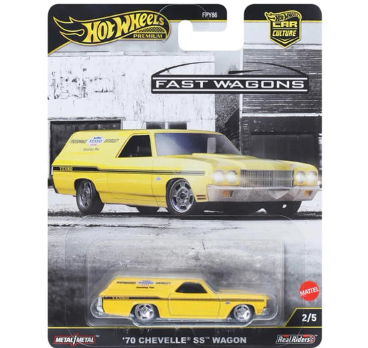 2025 Hot Wheels Premium Car Culture FAST WAGONS '70 Chevelle SS Wagon